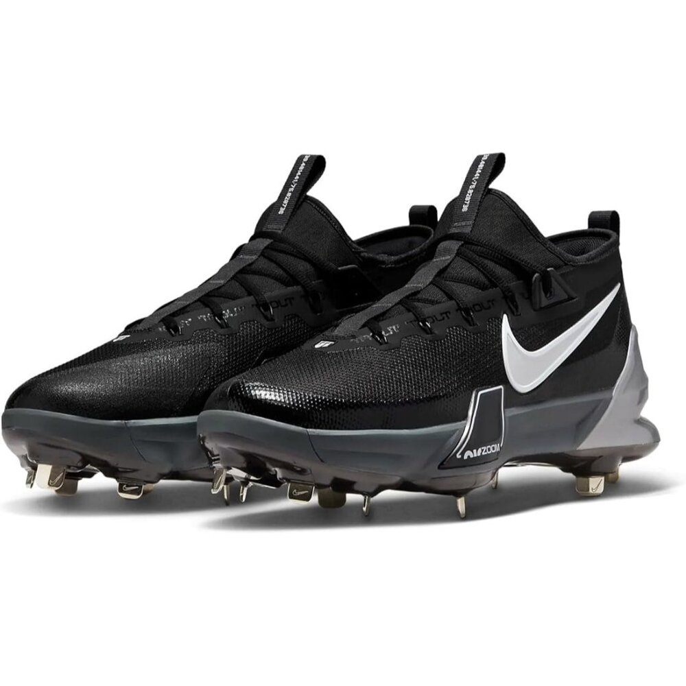 Nike Mens Force Zoom Trout 9 Elite Baseball Cleats FB2906-003 Black Size 7.5